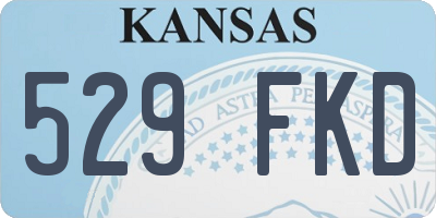 KS license plate 529FKD