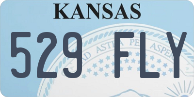 KS license plate 529FLY
