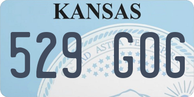 KS license plate 529GOG