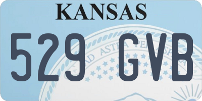 KS license plate 529GVB
