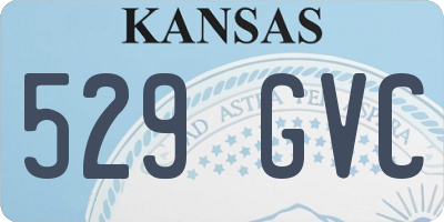 KS license plate 529GVC