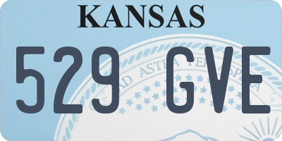 KS license plate 529GVE