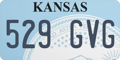 KS license plate 529GVG