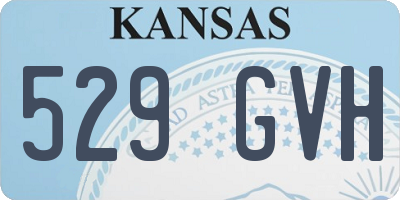 KS license plate 529GVH