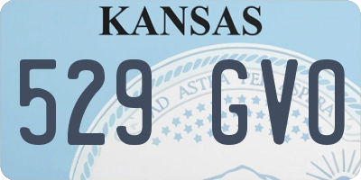 KS license plate 529GVO