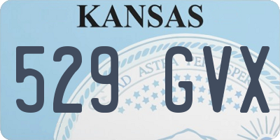 KS license plate 529GVX