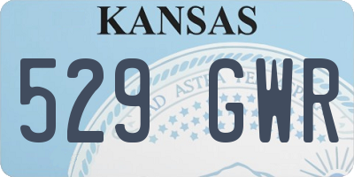 KS license plate 529GWR
