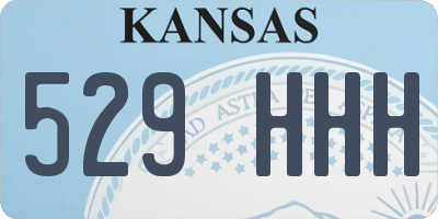 KS license plate 529HHH