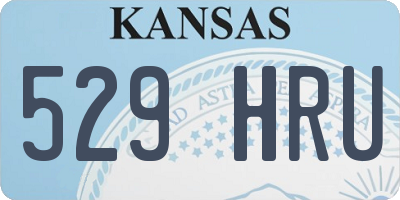 KS license plate 529HRU