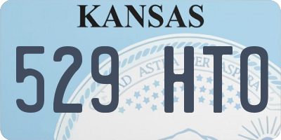 KS license plate 529HTO