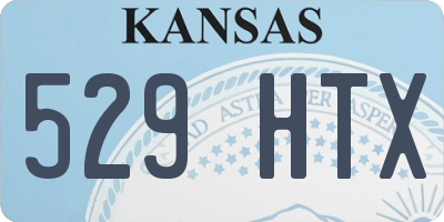 KS license plate 529HTX