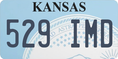 KS license plate 529IMD