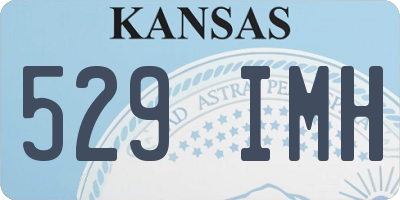 KS license plate 529IMH