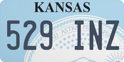 KS license plate 529INZ