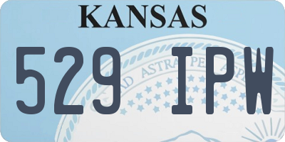 KS license plate 529IPW