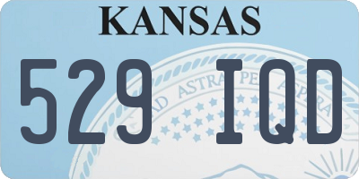 KS license plate 529IQD