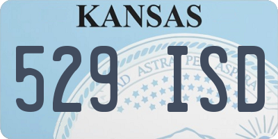 KS license plate 529ISD