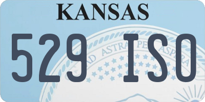 KS license plate 529ISO