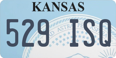 KS license plate 529ISQ