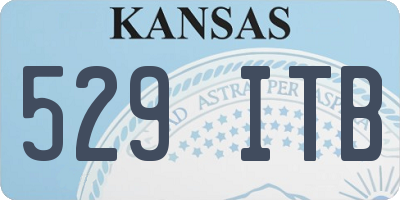 KS license plate 529ITB