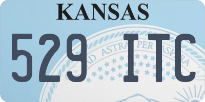 KS license plate 529ITC