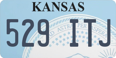 KS license plate 529ITJ