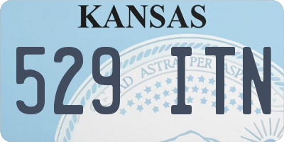 KS license plate 529ITN