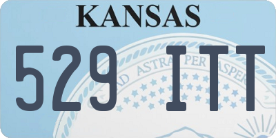 KS license plate 529ITT
