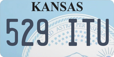 KS license plate 529ITU