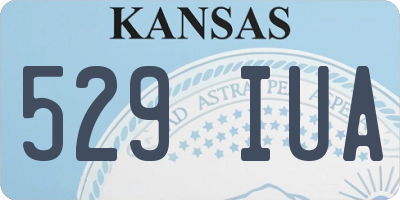 KS license plate 529IUA