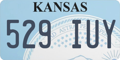 KS license plate 529IUY