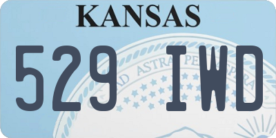KS license plate 529IWD