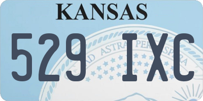 KS license plate 529IXC