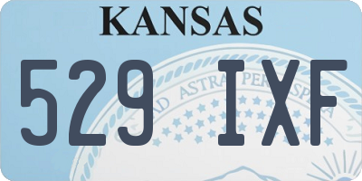 KS license plate 529IXF