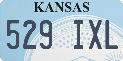 KS license plate 529IXL