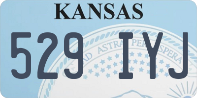 KS license plate 529IYJ
