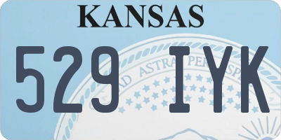 KS license plate 529IYK