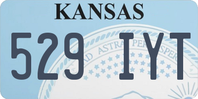 KS license plate 529IYT