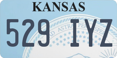 KS license plate 529IYZ