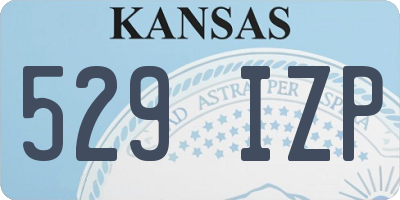 KS license plate 529IZP