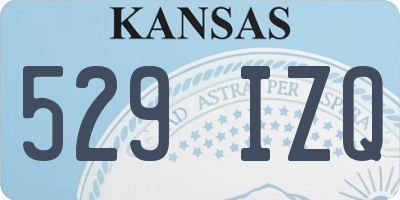 KS license plate 529IZQ