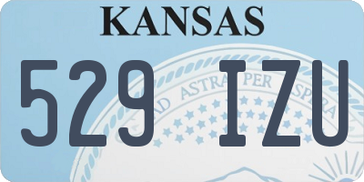 KS license plate 529IZU