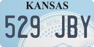 KS license plate 529JBY