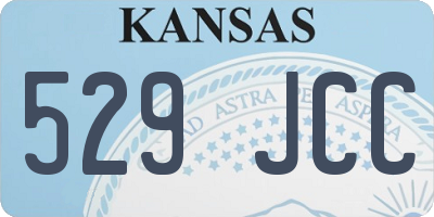 KS license plate 529JCC