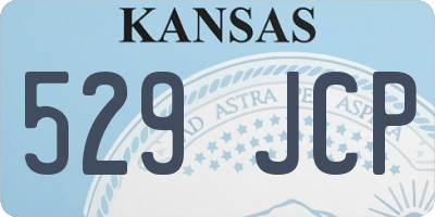 KS license plate 529JCP