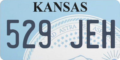 KS license plate 529JEH
