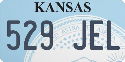 KS license plate 529JEL