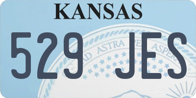 KS license plate 529JES