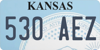 KS license plate 530AEZ