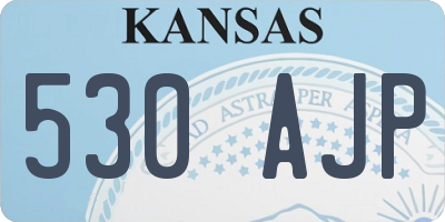 KS license plate 530AJP